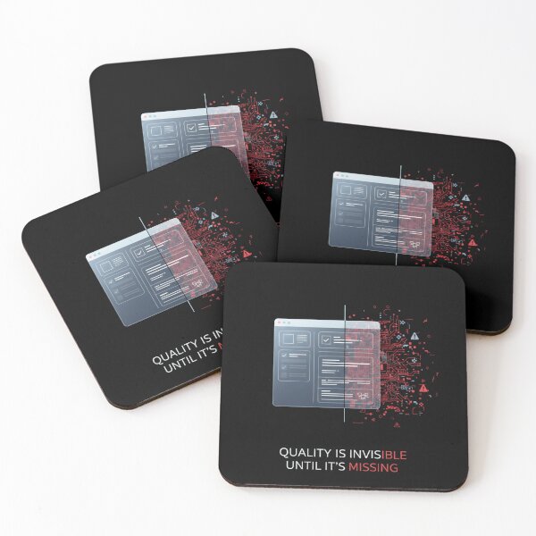 Item preview, Quality Is Invisible Until It’s Missing – Software Testing and QA Tech Design designed and sold by us-products.