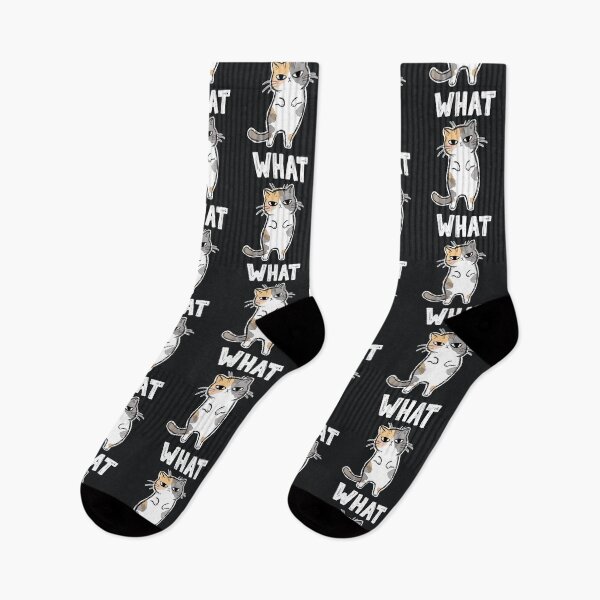 Item preview, What Cat – Funny Minimal Meme Design designed and sold by Taans-Creation.