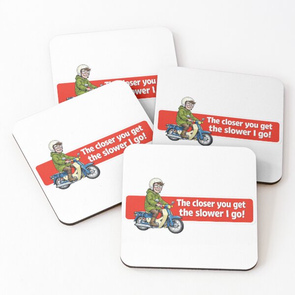 Item preview, The Closer You Get the slower I Go! designed and sold by Bikers-Mirror.