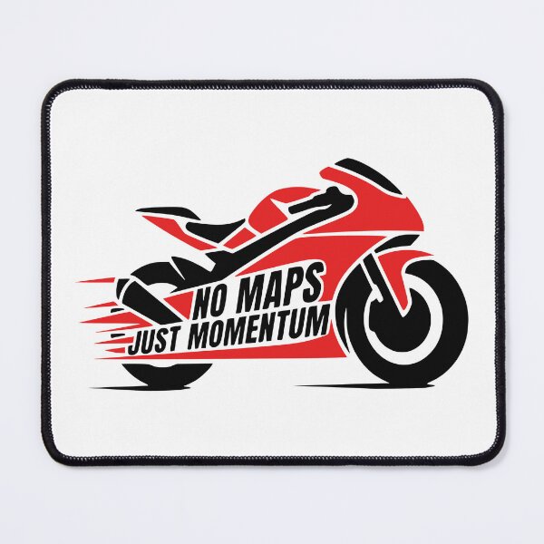 Item preview, Speed Racing Motorcycle Momentum Motion Side Profile Design designed and sold by Azeedora.