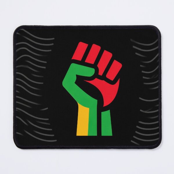 Item preview, Black power fist symbol in colors designed and sold by anytka.