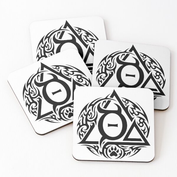 Item preview, Neo-Tribal Therian Symbol: Theta Delta Cyber Sigilism designed and sold by smileempire.