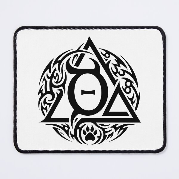 Item preview, Neo-Tribal Therian Symbol: Theta Delta Cyber Sigilism designed and sold by smileempire.