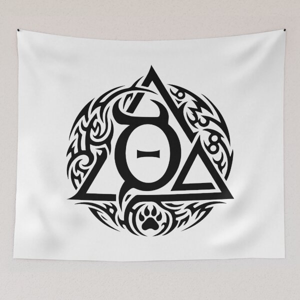 Item preview, Neo-Tribal Therian Symbol: Theta Delta Cyber Sigilism designed and sold by smileempire.
