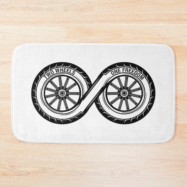 Item preview, Symmetrical Motorcycle Engine Rider Freedom Touring Emblem designed and sold by Azeedora.