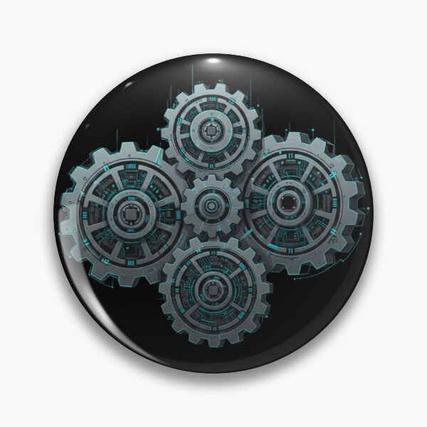 Item preview, Futuristic Gear System Design Stability Is Engineered Mechanical Tech Artwork designed and sold by us-products.