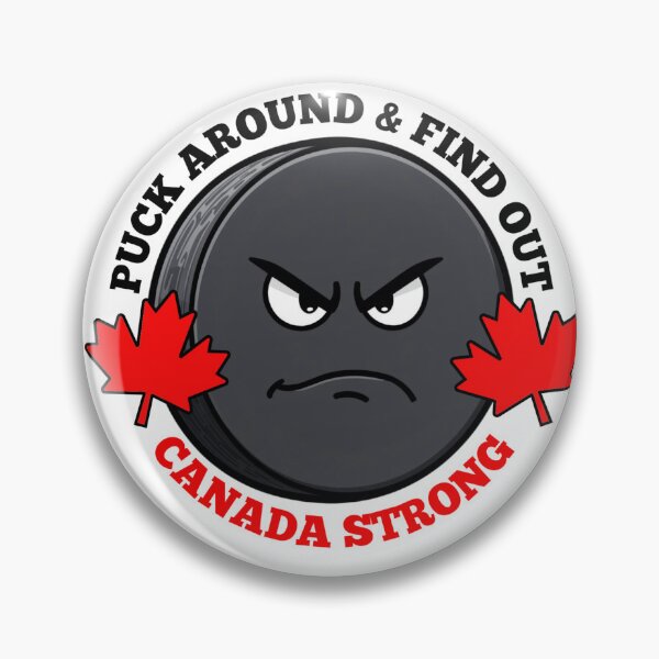 Item preview, Disco de hockey fuerte de Canadá designed and sold by TLKStudio.