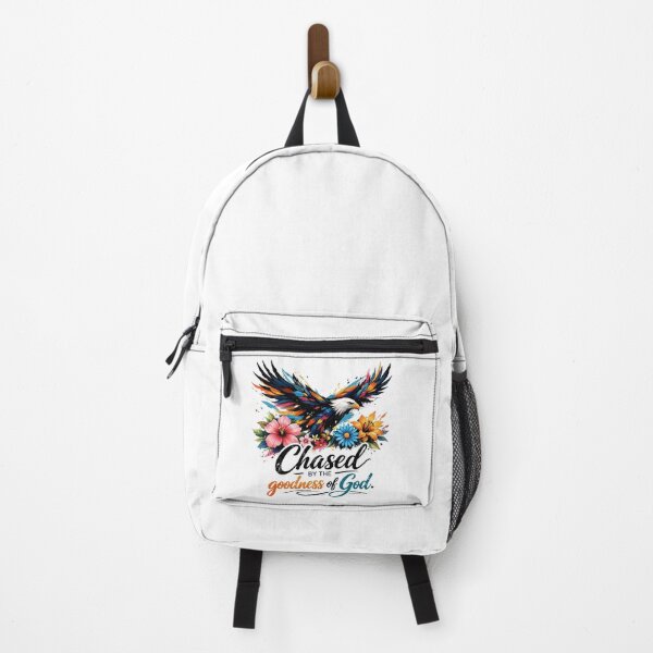Item preview, Chased BY THE goodness of God. - Majestic Eagle and Floral Graphic designed and sold by Faithloveshop.