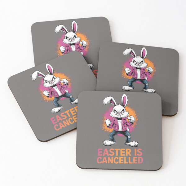Item preview, Bad Bunny in a Jacket - Evil Easter Bunny designed and sold by Art-Arcade6.