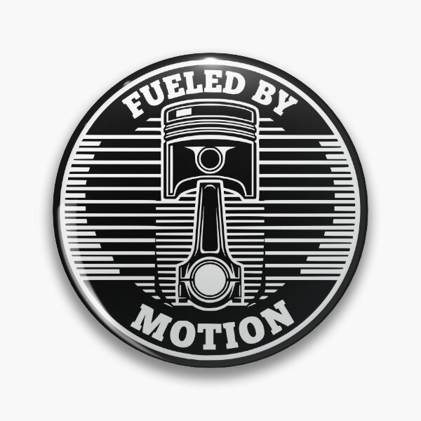 Item preview, Motorcycle Piston Motion Mechanical Speed Power Emblem designed and sold by Azeedora.