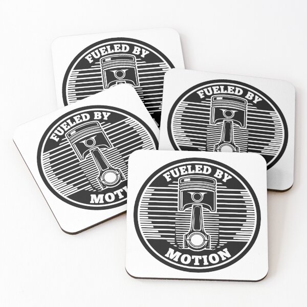 Item preview, Motorcycle Piston Motion Mechanical Speed Power Emblem designed and sold by Azeedora.