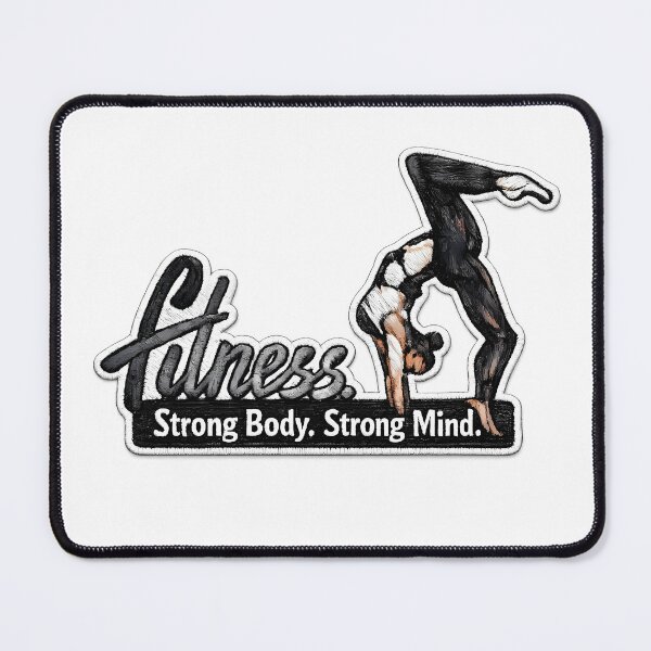 Item preview, Fitness Patch: Strong Body Strong Mind designed and sold by Mastermind-Art.