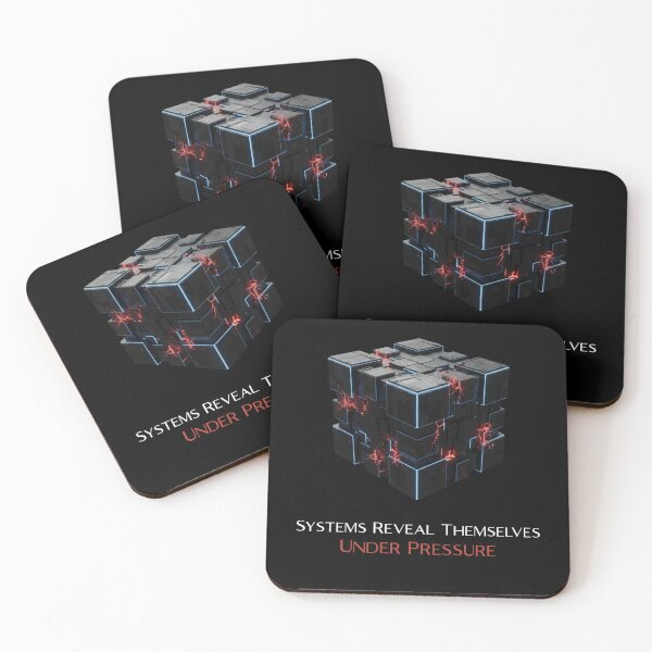 Item preview, Systems Reveal Themselves Under Pressure Futuristic Cube Tech Motivation Design designed and sold by us-products.