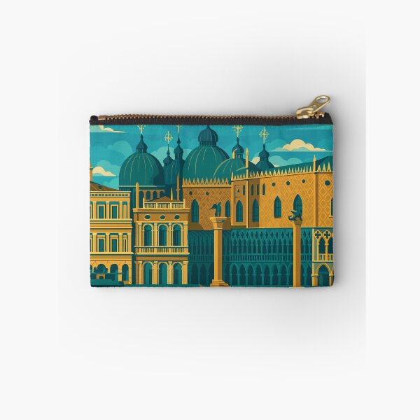 Item preview, Venice Landmarks - Grand Canal & Historic Architecture Illustration designed and sold by darekkocurek.