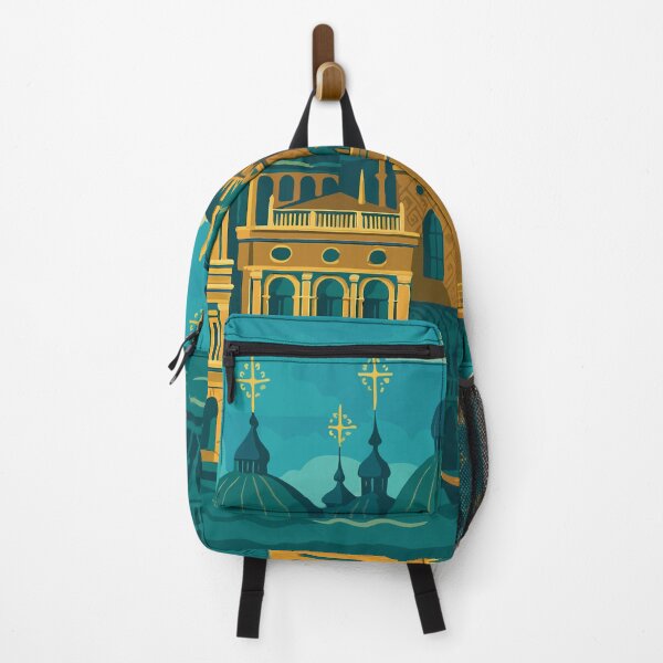 Item preview, Venice Landmarks - Grand Canal & Historic Architecture Illustration designed and sold by darekkocurek.
