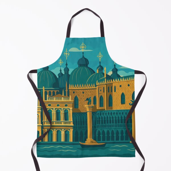 Item preview, Venice Landmarks - Grand Canal & Historic Architecture Illustration designed and sold by darekkocurek.