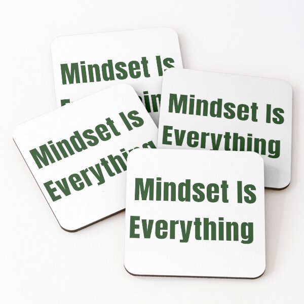 Item preview, Mindset is Everything – Motivational Fitness Quote designed and sold by FitAuraStudio.