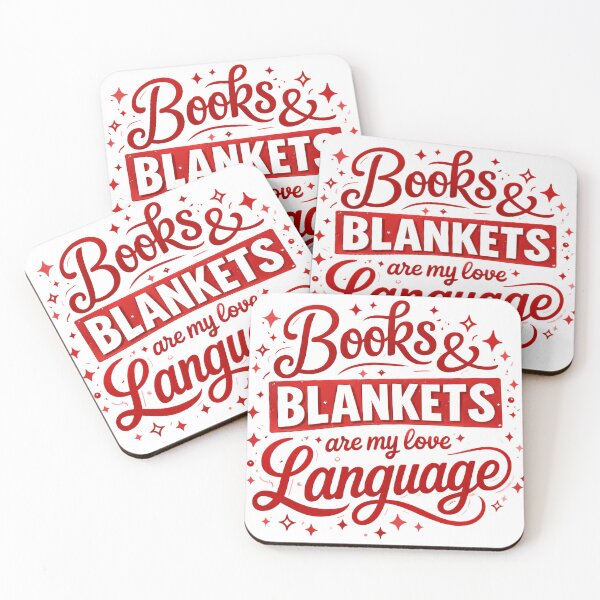 Item preview, Books & Blankets Are My Love Language – Cozy Reader Design designed and sold by VedantXStudio.