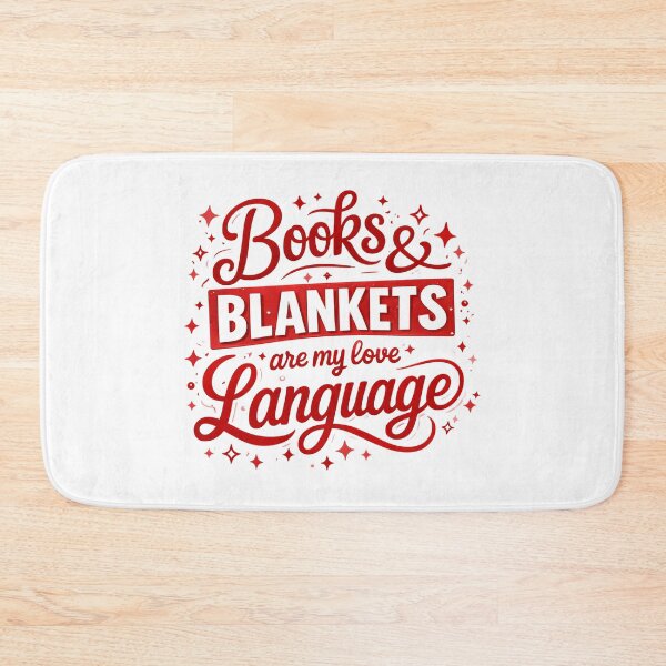 Item preview, Books & Blankets Are My Love Language – Cozy Reader Design designed and sold by VedantXStudio.