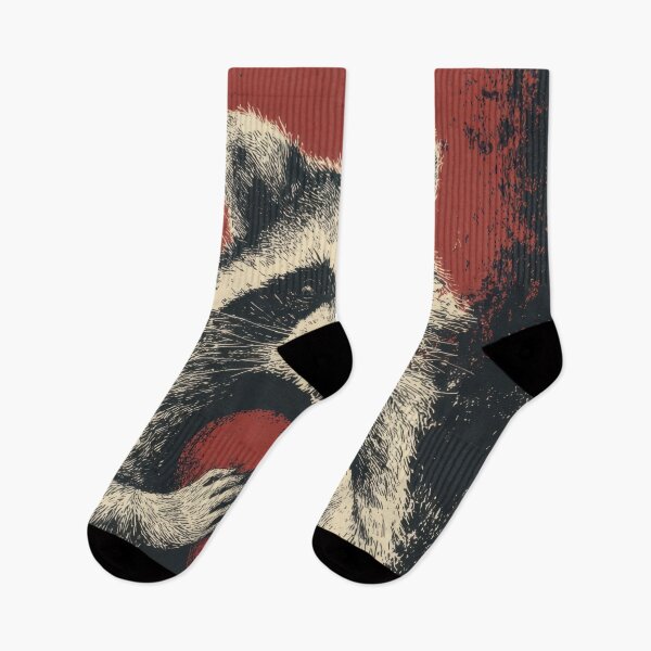 Item preview, Raccoon holds heart in artwork designed and sold by anytka.