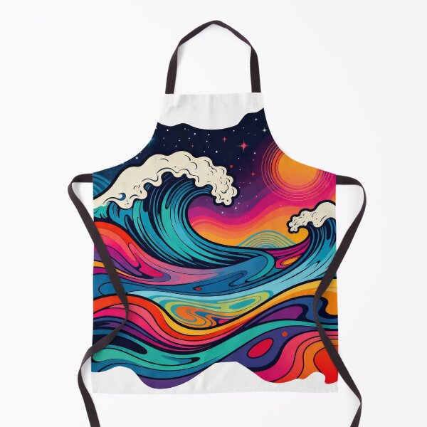 Item preview, Cosmic Wave – Pop Art Street Art Ocean Illustration designed and sold by PLUSHIWORLDtm.