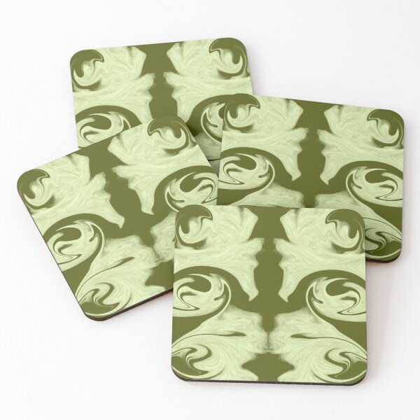 Item preview, Green Liquify Abstract Art – Fluid Melt Digital Aesthetic Design designed and sold by SoftlyStillBy-Nithya.