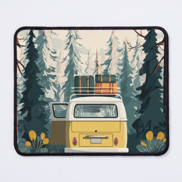 Item preview, Van parked near forest with supplies designed and sold by anytka.