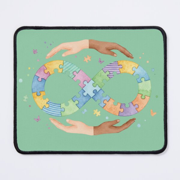 Item preview, Infinity Unity: Neurodiversity Puzzle Art designed and sold by InkWeaveShop.