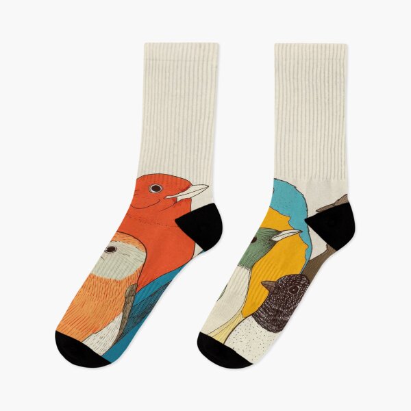 Item preview, Colorful birds gather in a group designed and sold by anytka.