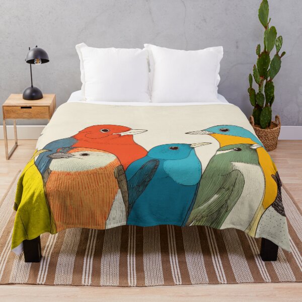 Item preview, Colorful birds gather in a group designed and sold by anytka.