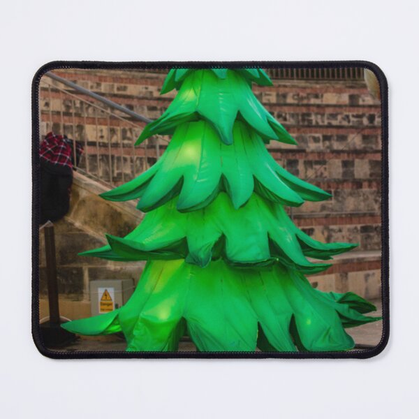 Item preview, Vibrant Green Outdoor Christmas Tree Art Installation With Colorful Presents Nearby designed and sold by Nmallia.