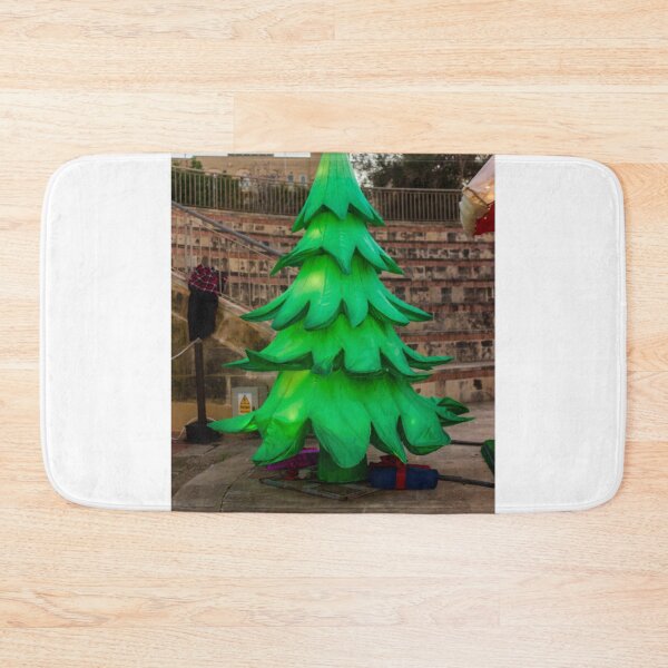 Item preview, Vibrant Green Outdoor Christmas Tree Art Installation With Colorful Presents Nearby designed and sold by Nmallia.