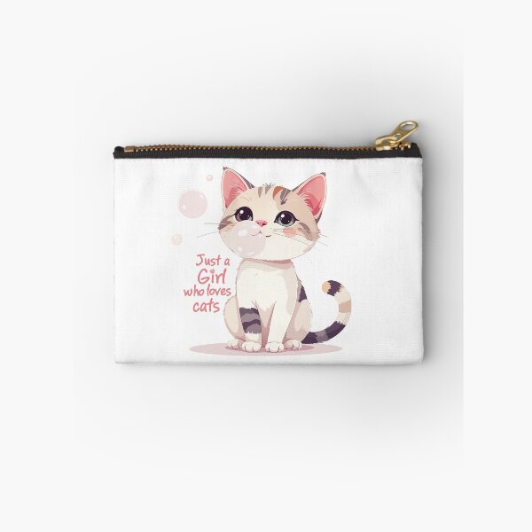Item preview, Just a girl who loves cats designed and sold by smileykty.