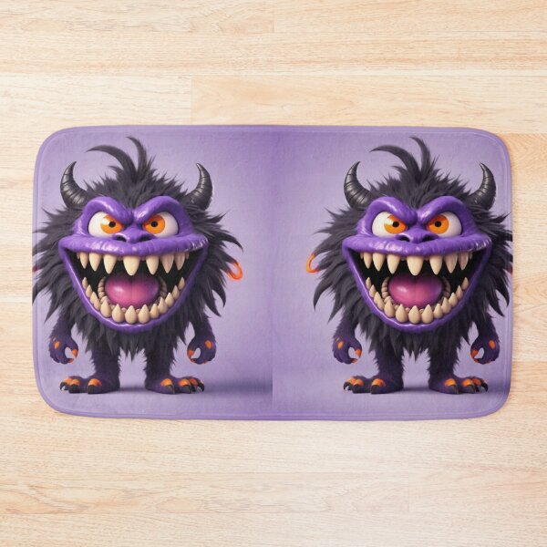 Item preview, Giggle Beast: The Shaggy Purple Monster designed and sold by Dreamy Armine Art.