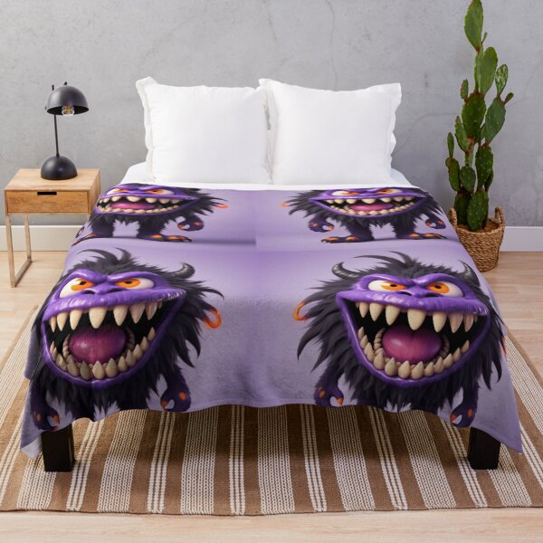 Item preview, Giggle Beast: The Shaggy Purple Monster designed and sold by Dreamy Armine Art.