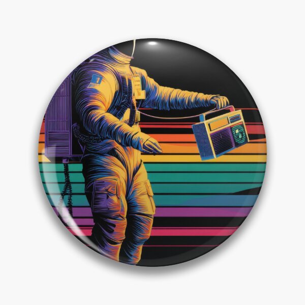 Item preview, Astronaut with boom box in space designed and sold by anytka.