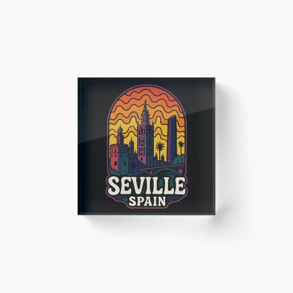 Item preview, Seville Spain Retro Travel designed and sold by TomFrontierArt.