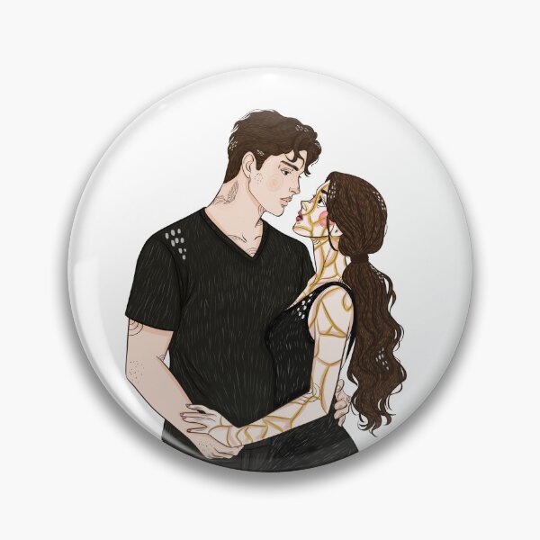 Item preview, Couple Embracing with Kintsugi Art designed and sold by Iqrapixels.