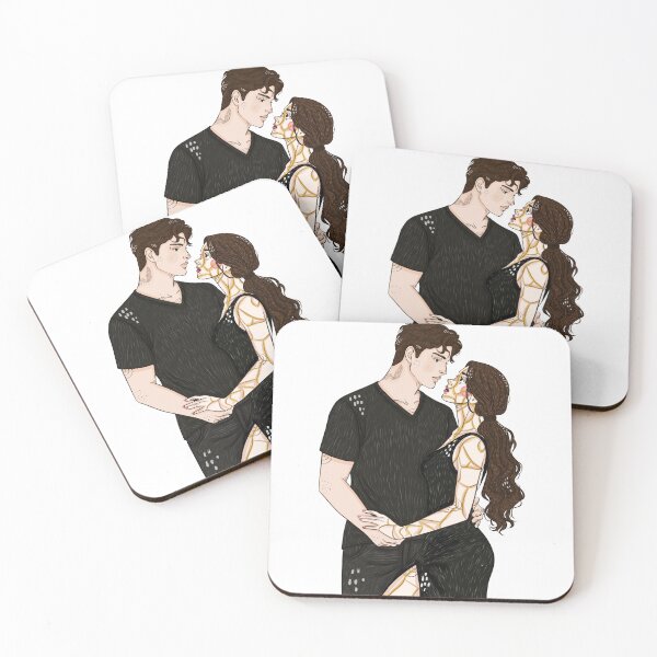 Item preview, Couple Embracing with Kintsugi Art designed and sold by Iqrapixels.