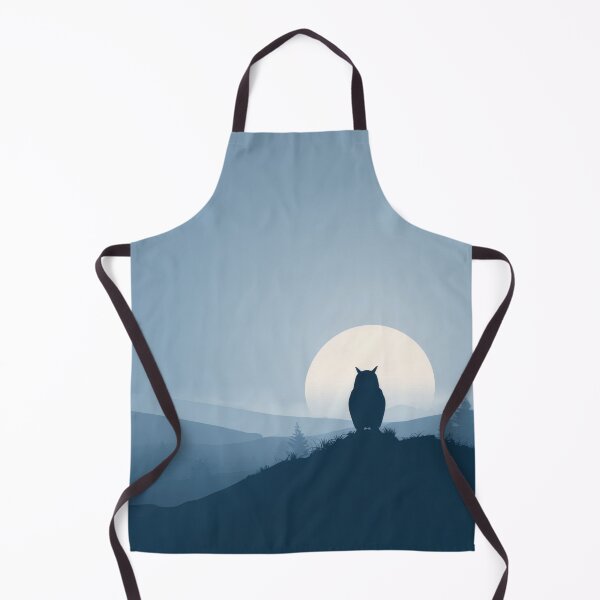 Item preview, Owl sits on hill during moonrise designed and sold by anytka.