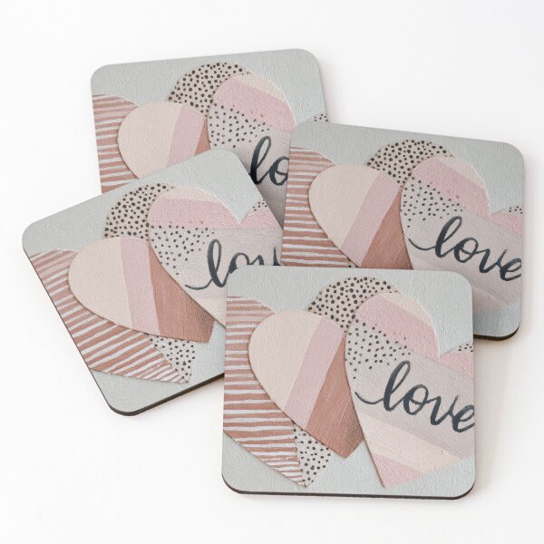 Item preview, Hearts with love on a wall designed and sold by anytka.
