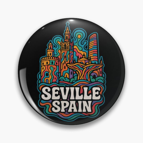 Item preview, Seville Spain Trippy Art Travel designed and sold by TomFrontierArt.