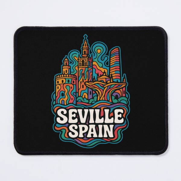 Item preview, Seville Spain Trippy Art Travel designed and sold by TomFrontierArt.
