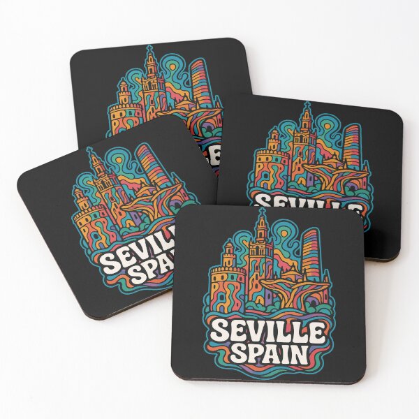 Item preview, Seville Spain Trippy Art Travel designed and sold by TomFrontierArt.