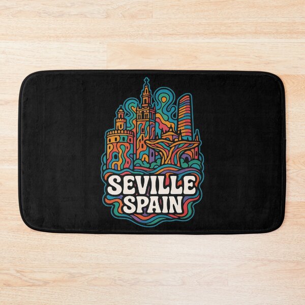 Item preview, Seville Spain Trippy Art Travel designed and sold by TomFrontierArt.