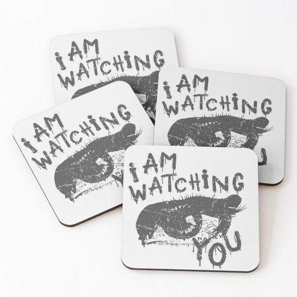 Item preview, I Am Watching You Iguana Graphic – Dark Grunge Reptile Street Art Design designed and sold by ConfuseLab Alt.