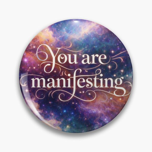 Item preview, Manifestation Wall Art – You Are Manifesting Galaxy Affirmation Poster designed and sold by MysticPurpleHue.