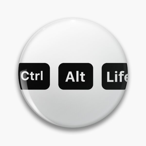 Item preview, Ctrl Alt Life-Minimalist Keyboard Keys Design designed and sold by DomKo10.