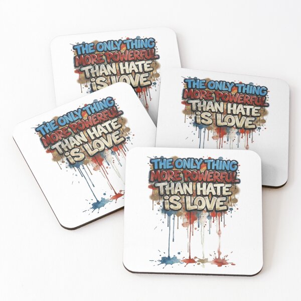 Item preview, Love Over Hate designed and sold by thetinycraftista.