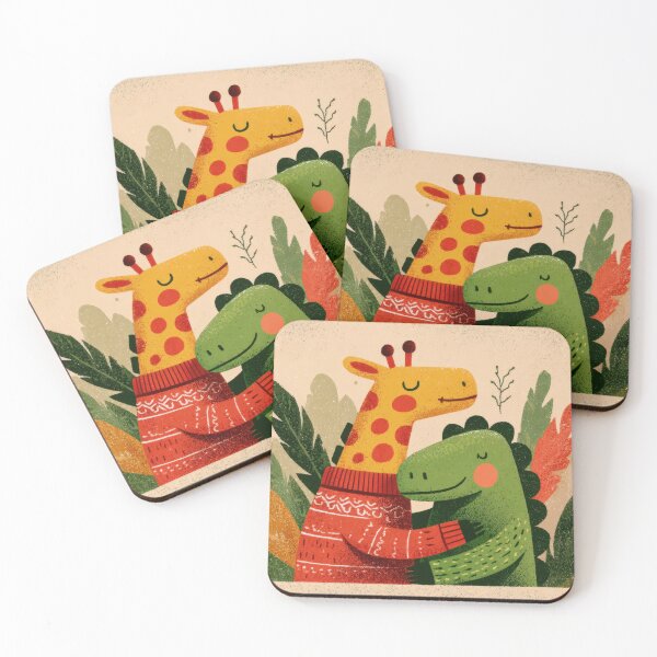 Item preview, Two friends share a hug in nature designed and sold by anytka.